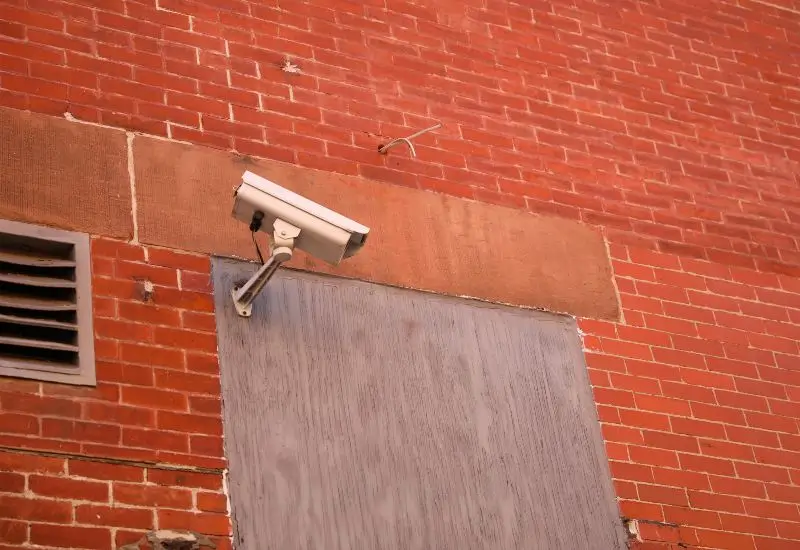 Surveillance Camera outside of Business